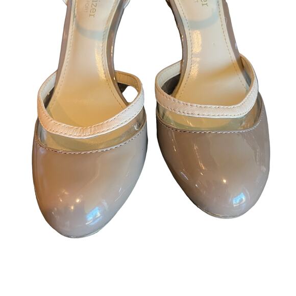 Naturalizer Two Tone Patent Leather Comfort Heel Women’s Size - Picture 8 of 10